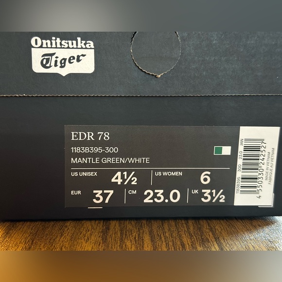 Onitsuka Tiger EDR 78 Mantle Green/White 1183B395-300 Uni 4 1/2 - US W 6 - Picture 5 of 7